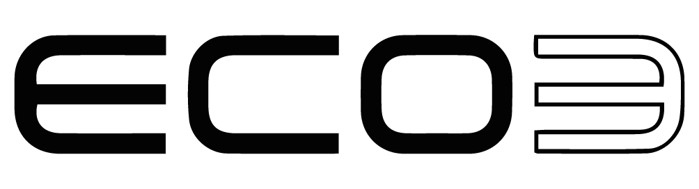 Logo ECO3 – soluções sustentáveis para impressão e tecnologia gráfica